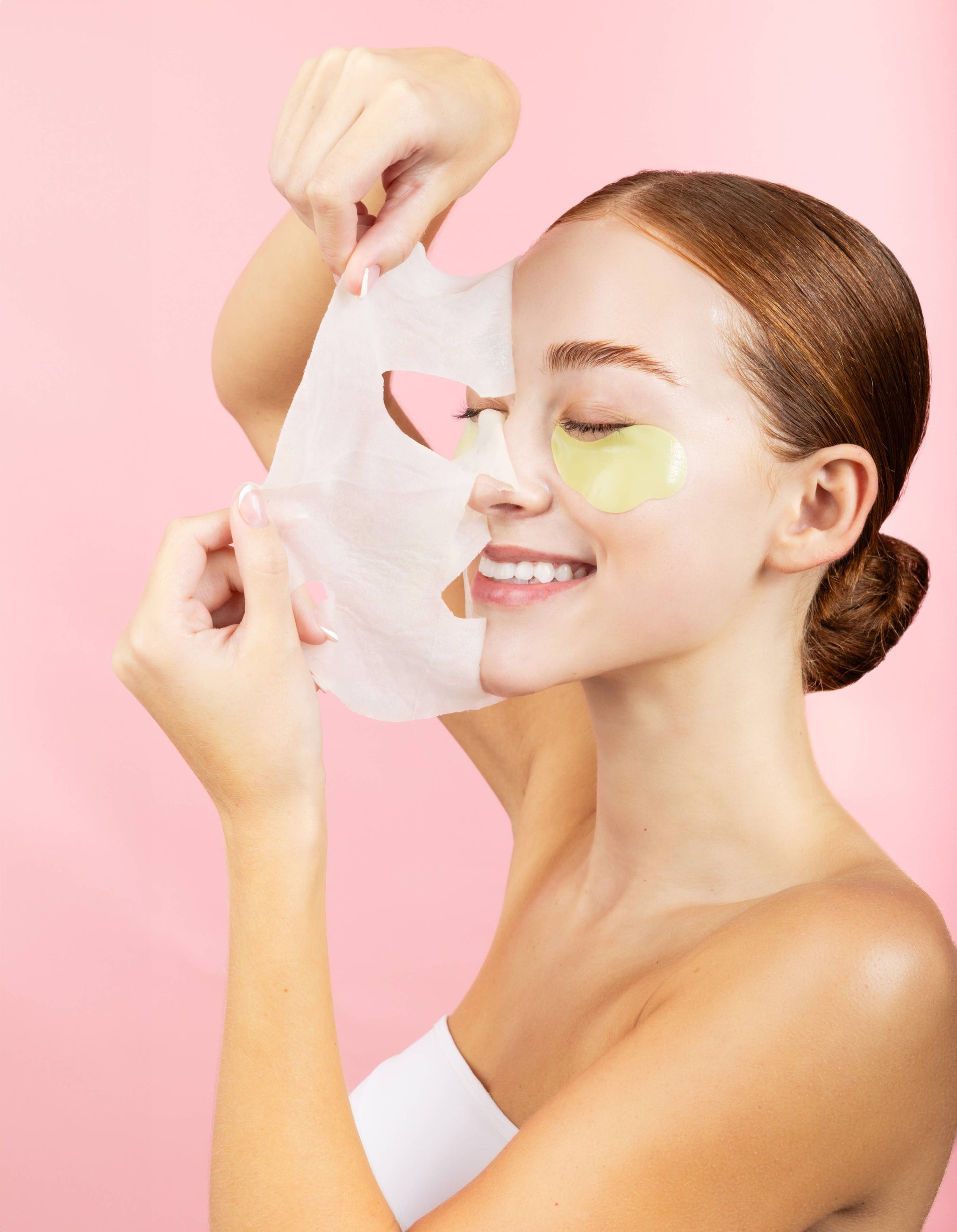 Strawberry Matcha Latte Depuffing & Hydrating Eye Patches