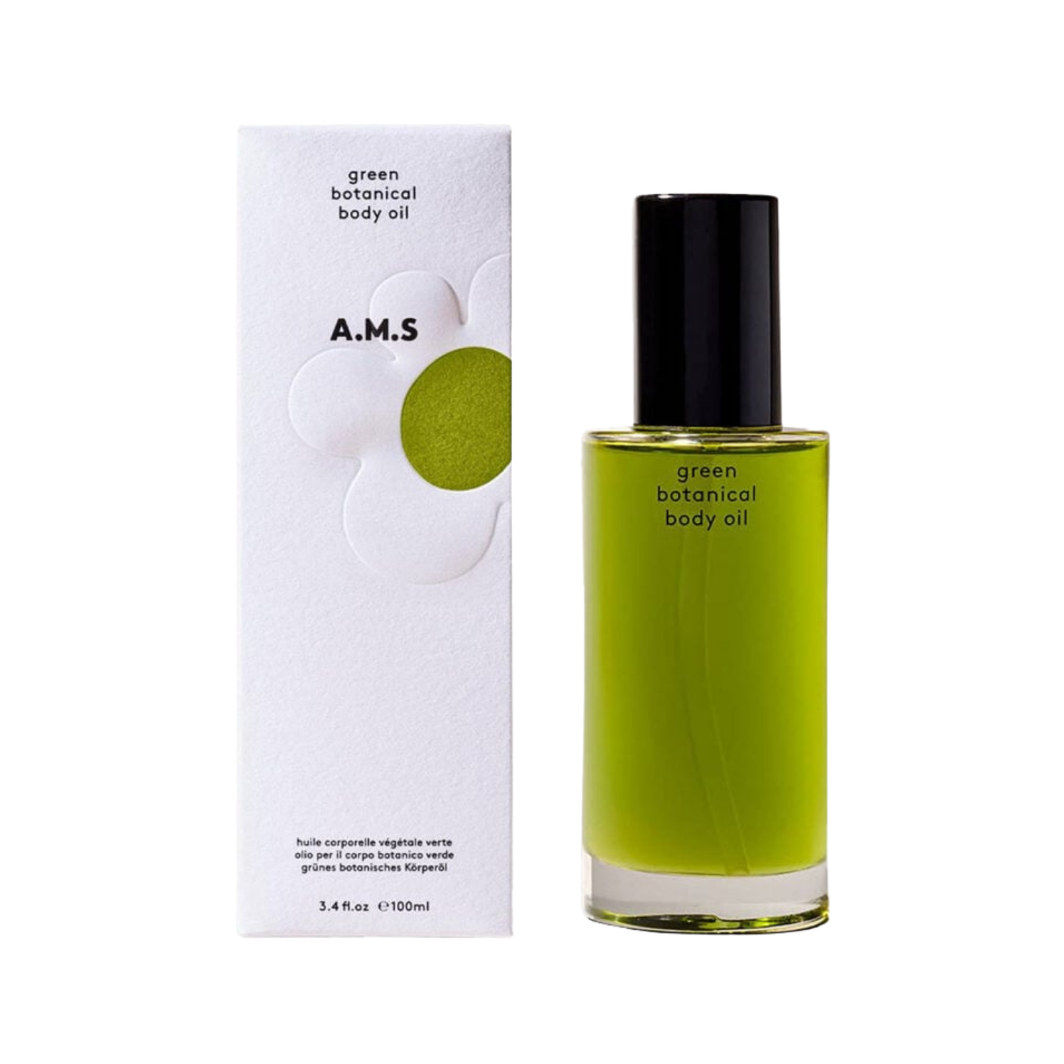 A.M.S Green Botanical Body Oil